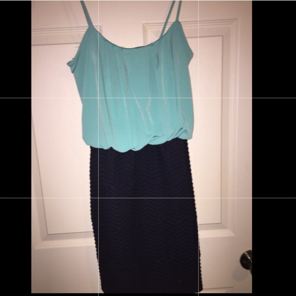Blue dress